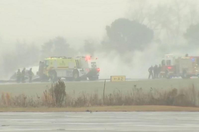 अमेरिकामा विमान दुर्घटना : पूर्व नास्कार चालक ग्रेग बिफलसहित सातजनाको मृत्यु
