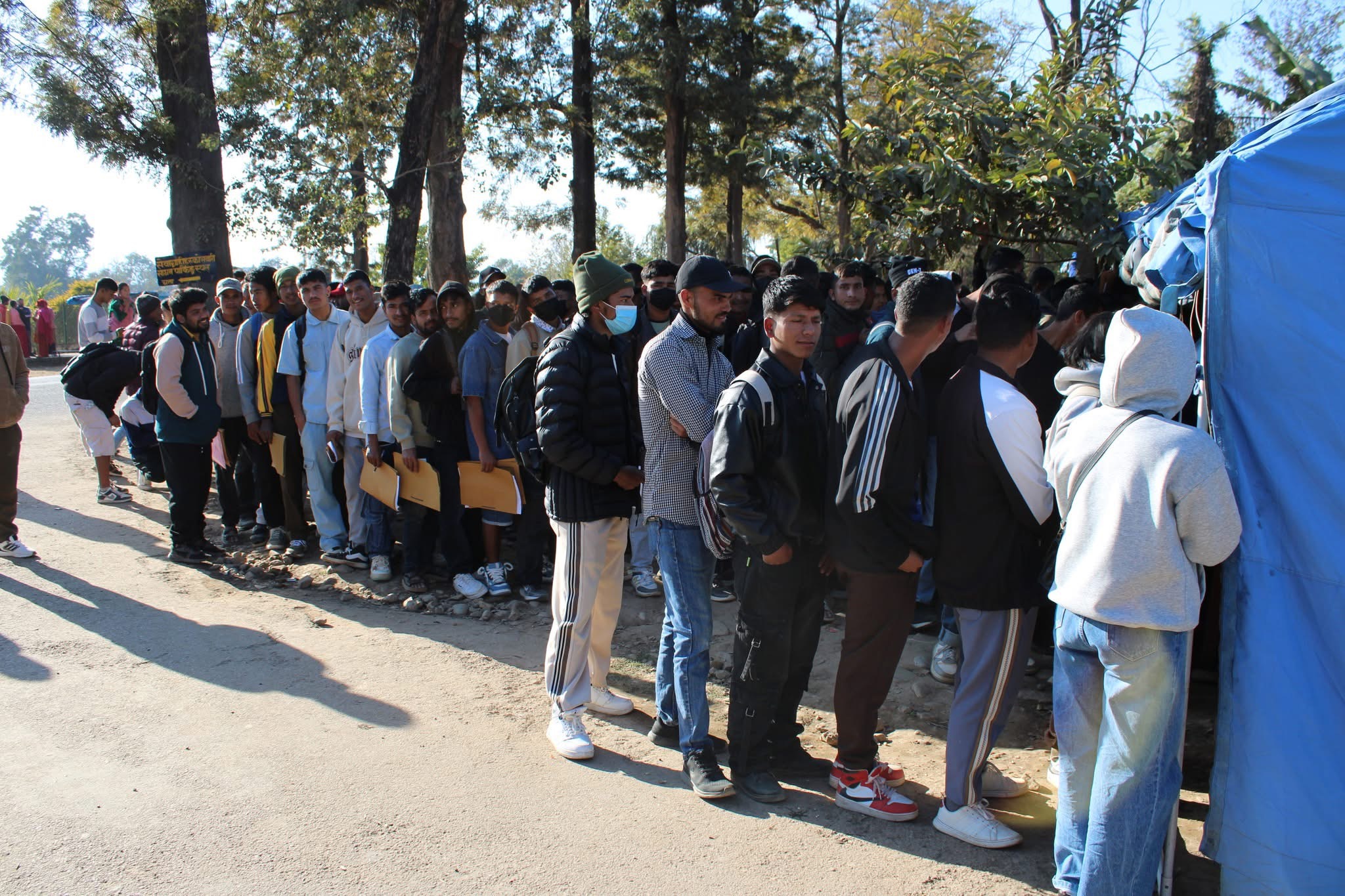 बर्दियामा निर्वाचन प्रहरीका लागि ४४ सयको आवेदन