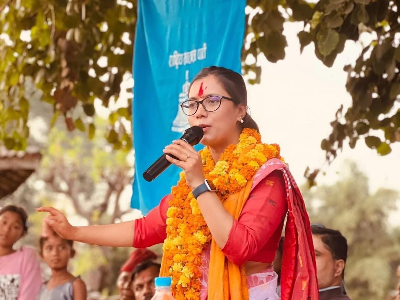 चितवन ३ मा रास्वपाका सोविता गौतम विजयी