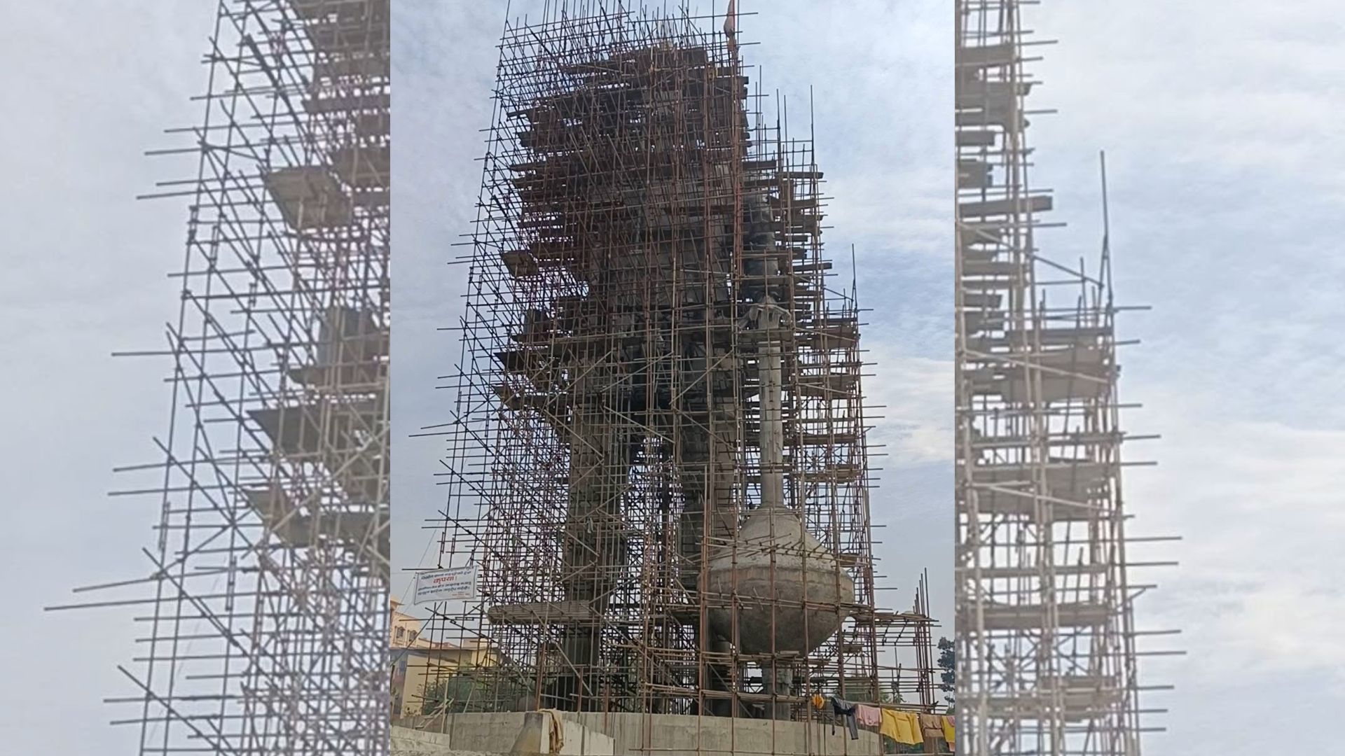 नेपालगञ्जमा १०८ फिटको हनुमान मूर्ति निर्माण अन्तिम चरणमा